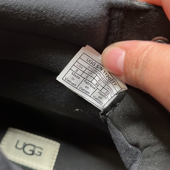 UGG Harrison Lace BLACK WOMEN SIZE 8 US - Picture 11 of 12